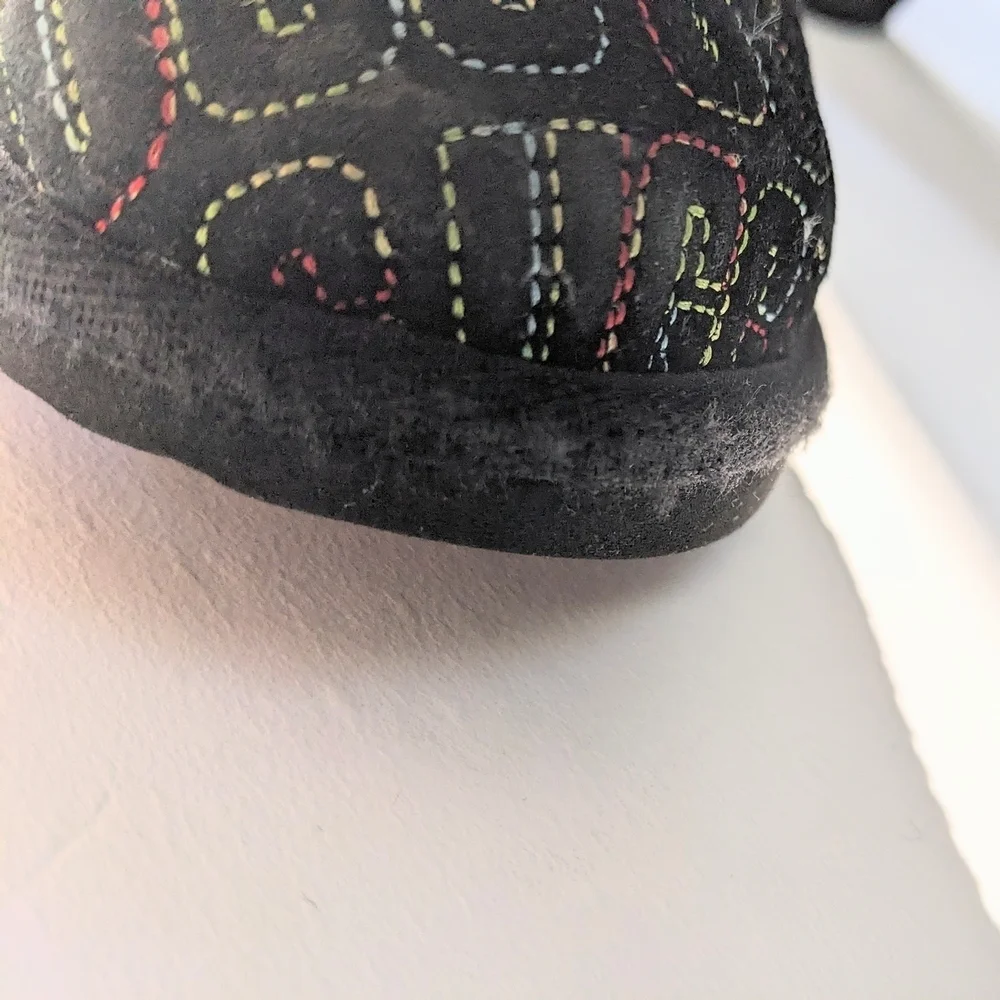 Kids UGGs Tasman Black and Multicolor Logo Boots